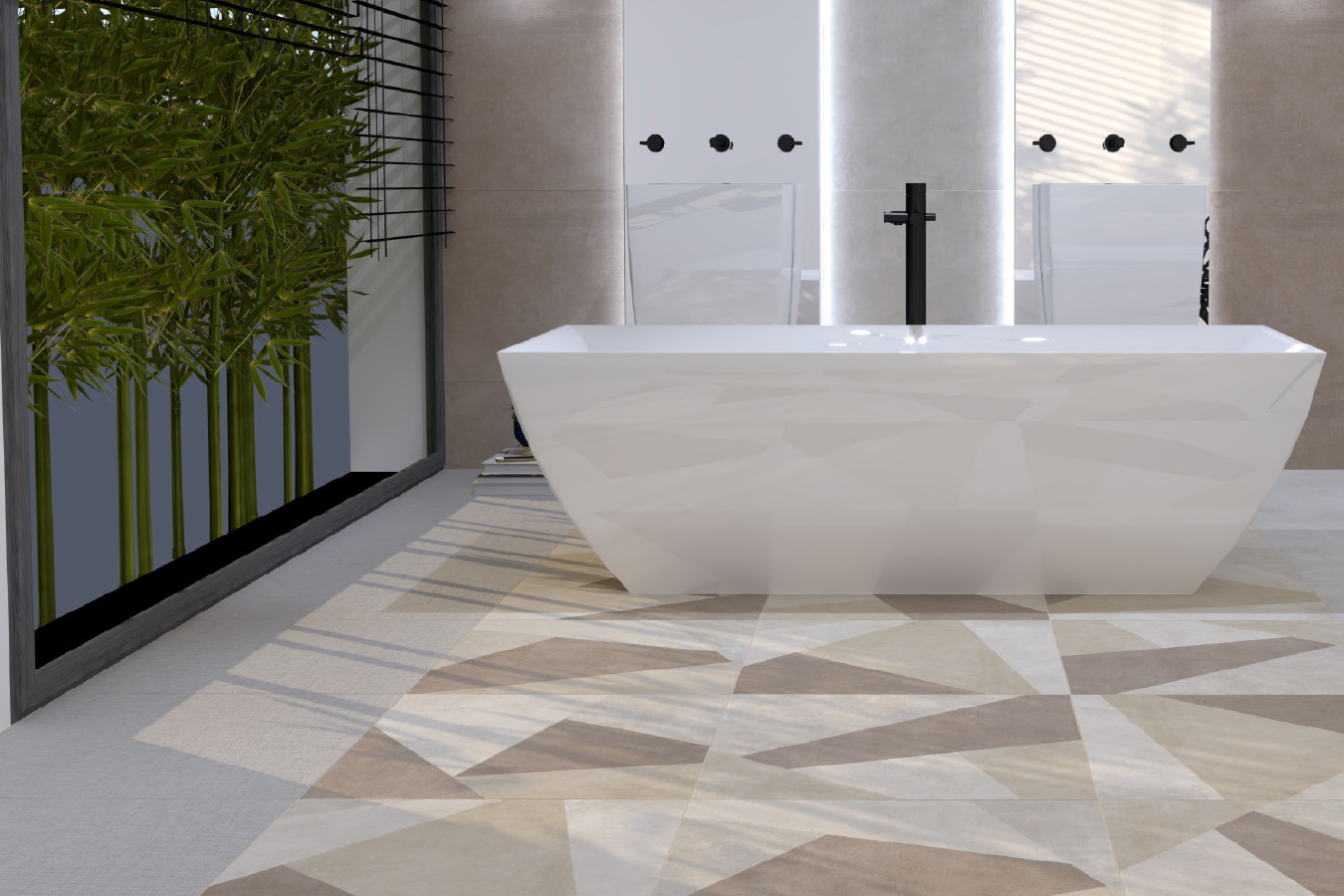 Tervezői szemmel – Geometria a fürdőszobában